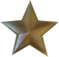 Звезда на памятник состаренная бронза в Рубцовске (518501)
