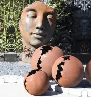 Кортен 3 шара — парк декор (518952) ∅ 950 750 450 мм. Рубцовск