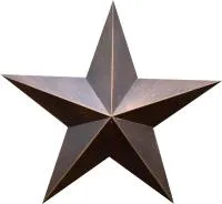 Звезда на памятник листовая бронза патина в Рубцовске (518498)