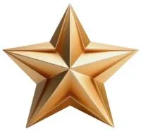 Звезда из латуни элемент декора на памятник в Рубцовске (518509)