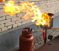 Газовая горелка электро розжиг (514267) монтаж вечный огонь ø 154 мм. ветроустойчивая  в Рубцовске