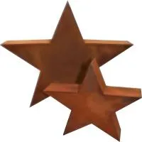 Звезда на монумент кортеновская сталь в Рубцовске (518500)