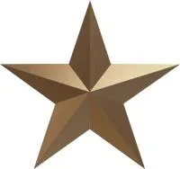 Звезда на памятник ветерану ВОВ из бронзы в Рубцовске (518494)