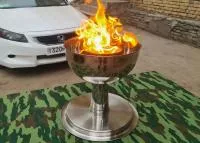 Чаша торжественного огня афины (51756458) производство для ø 360 мм. ветроустойчивая в Рубцовске
