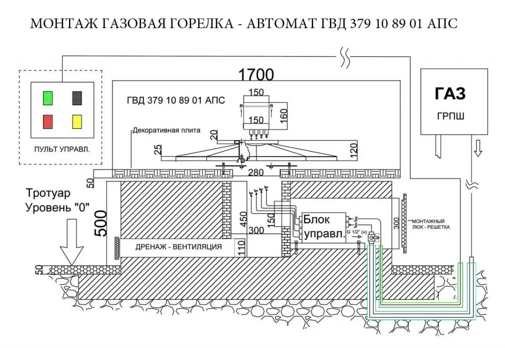 Монтаж газовой горелки с автоматикой для вечного огня в Рубцовске Монтаж газовой горелки с автоматикой для вечного огня в Рубцовске